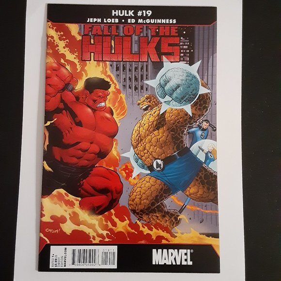 MARVEL COMICS Other - HULK #19  (2008 SERIES) RED HULK  COVER BY ED MCGUINNESS,  WRITTEN BY JEPH LOEB